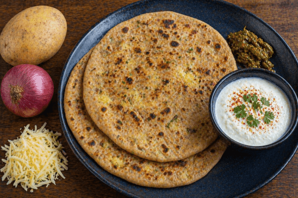Aloo Cheese Paratha Combo [2 Pcs]