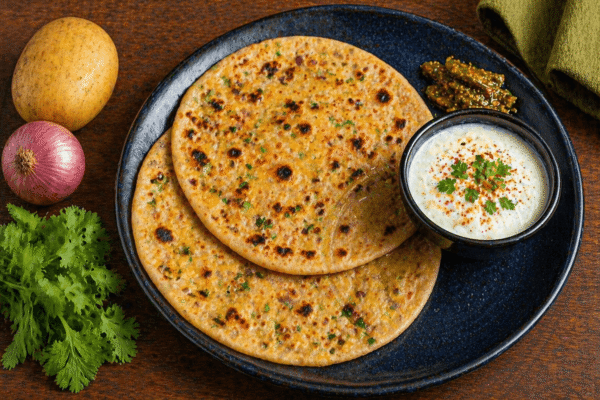 Aloo Pyaaz Paratha Combo [2 Pcs]