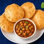 Chole with 4 Poori