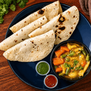 Mix Veg with 4 Ghee Roti
