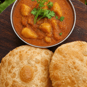 Sattu Poori Meal
